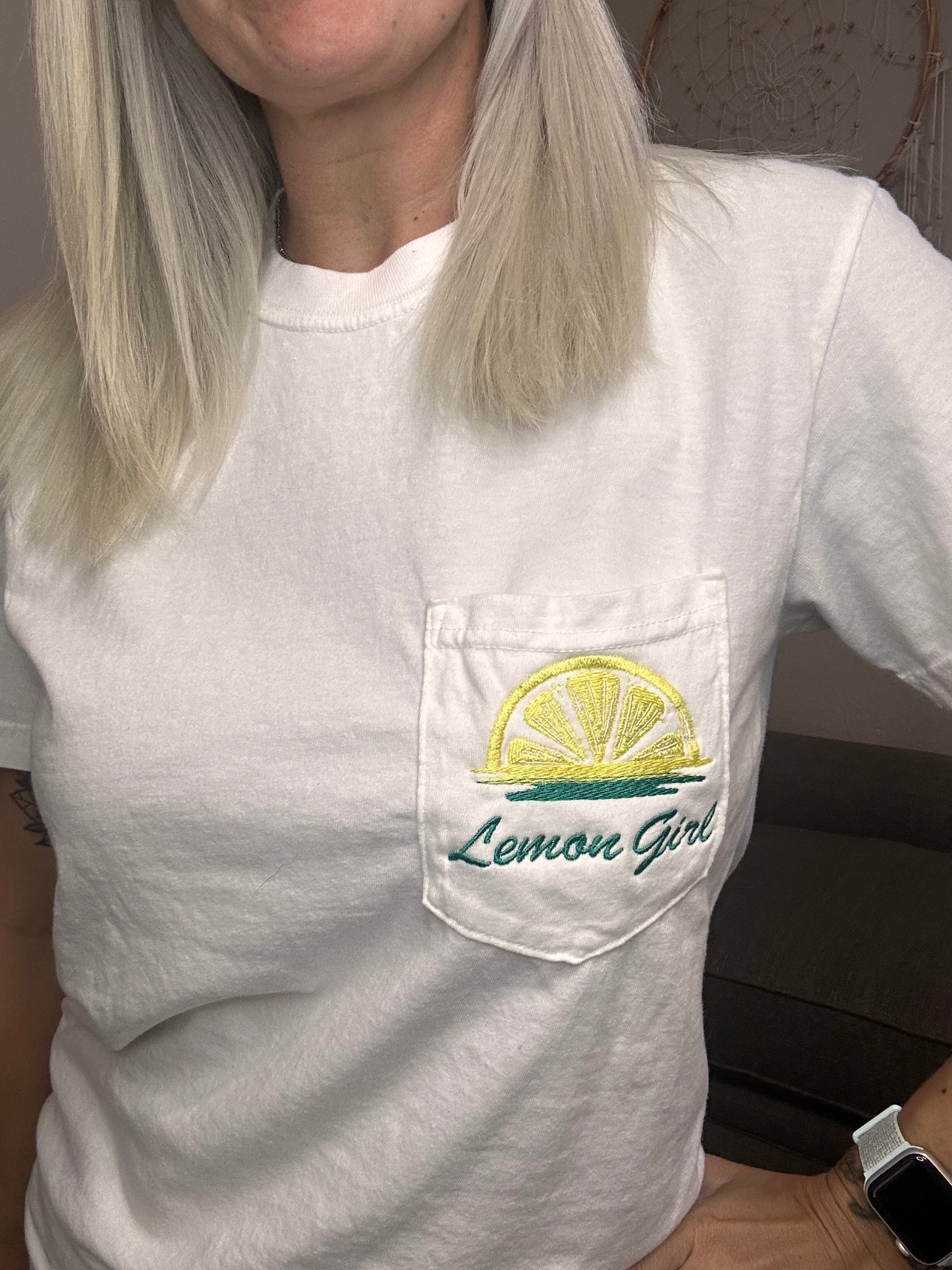 Lemon Daze Pocket Tee