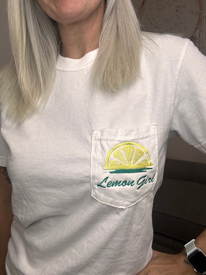 Lemon Daze Pocket Tee