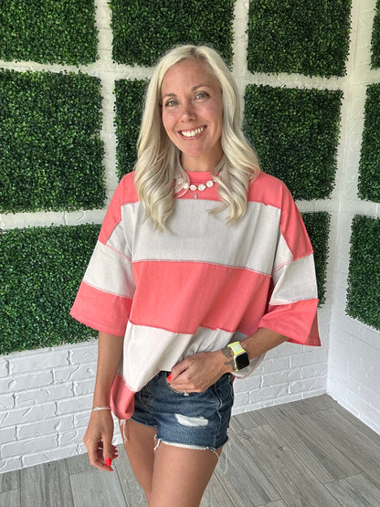 Bright Side Stripe Tee
