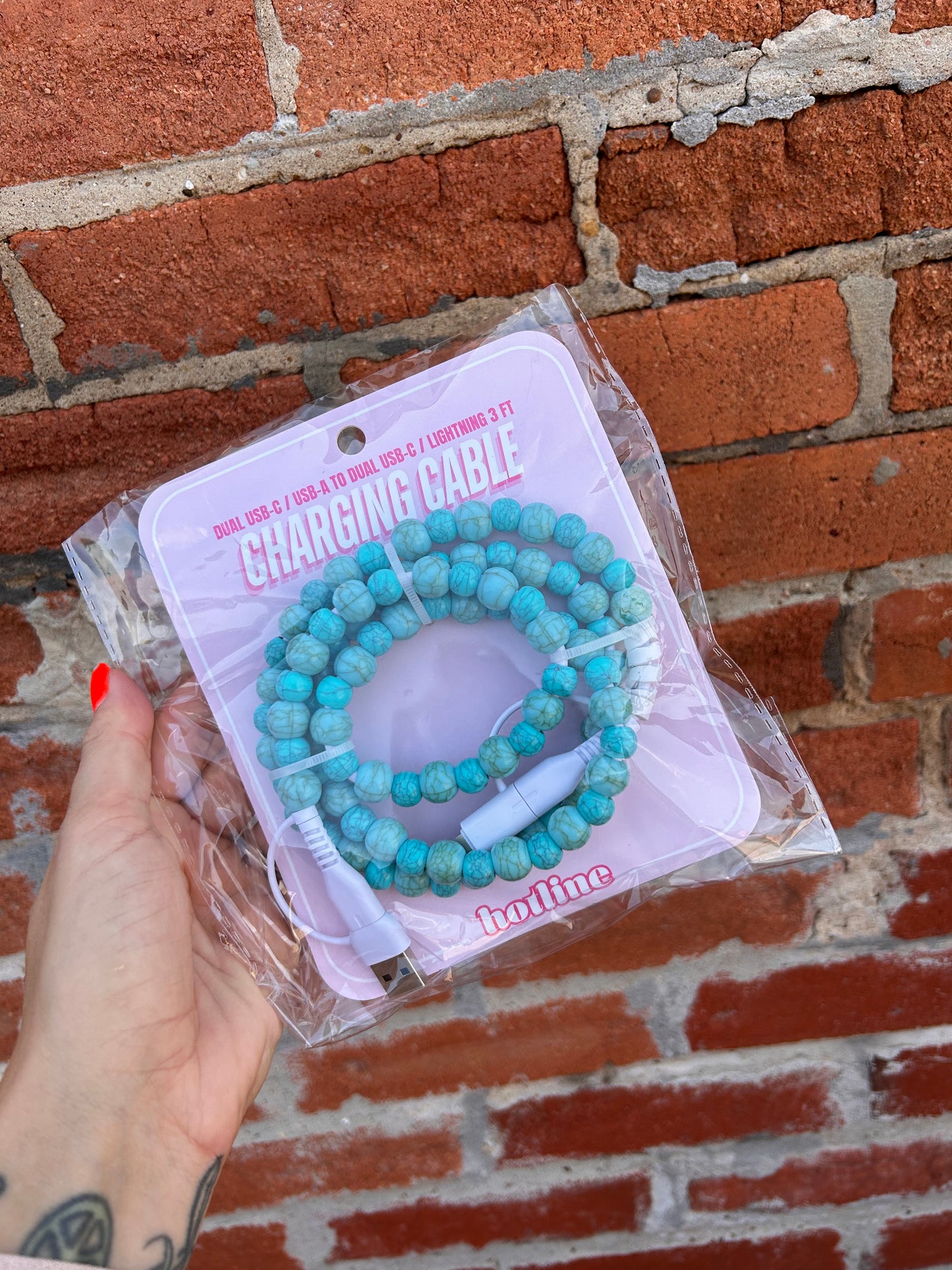 Beaded Charging Cable