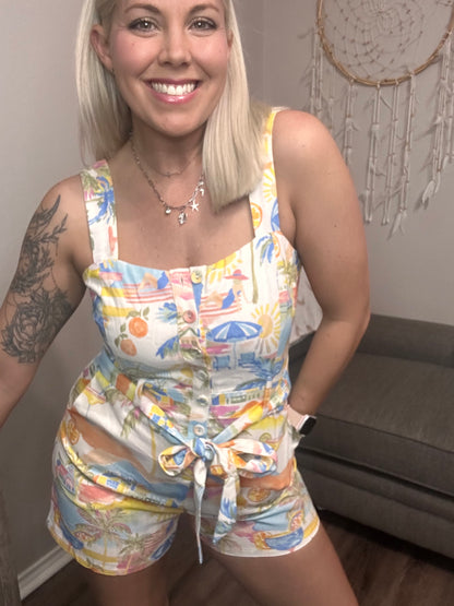 Coastline Romper