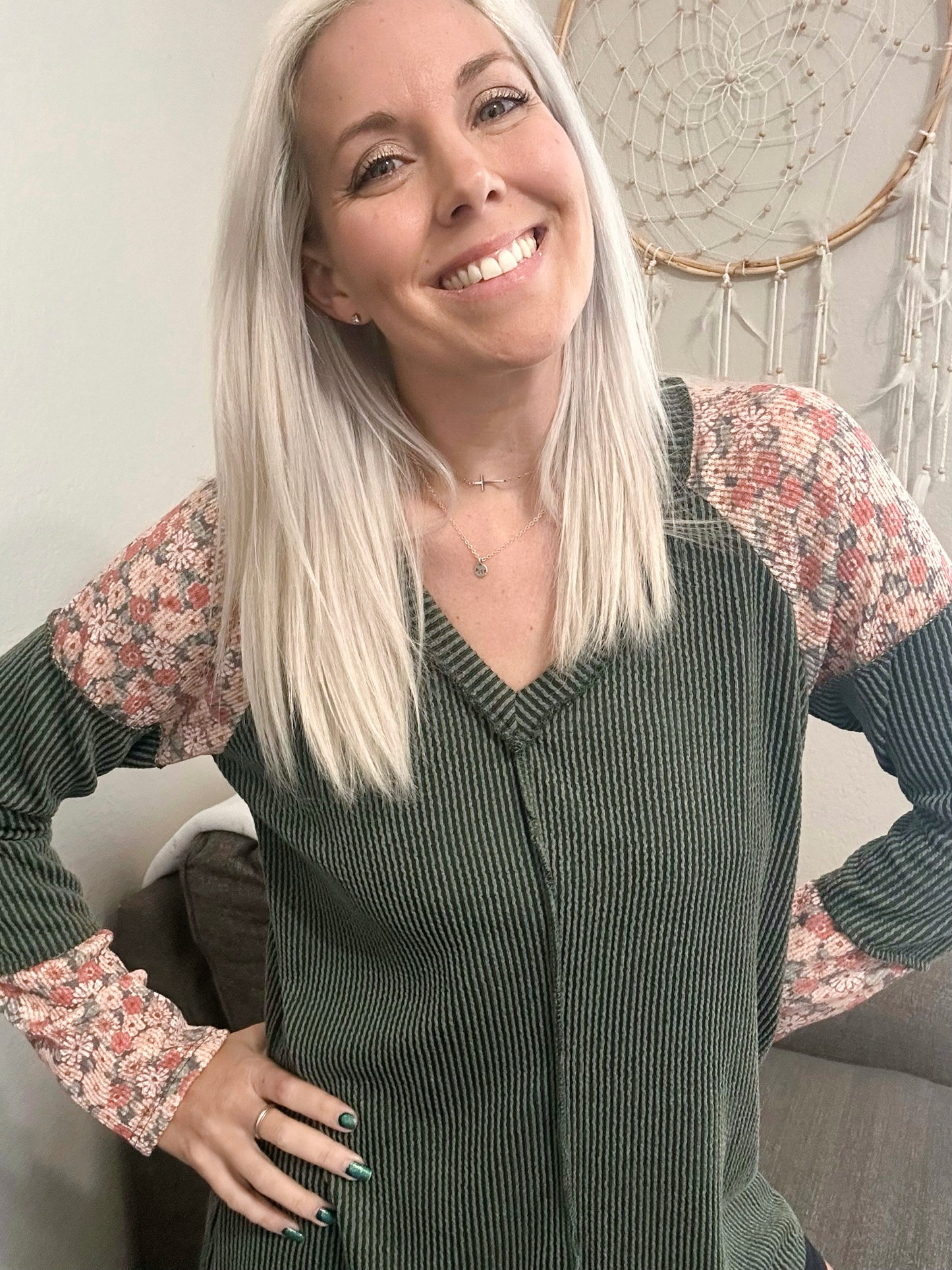 Wildflower Ridge Ribbed Long Sleeve