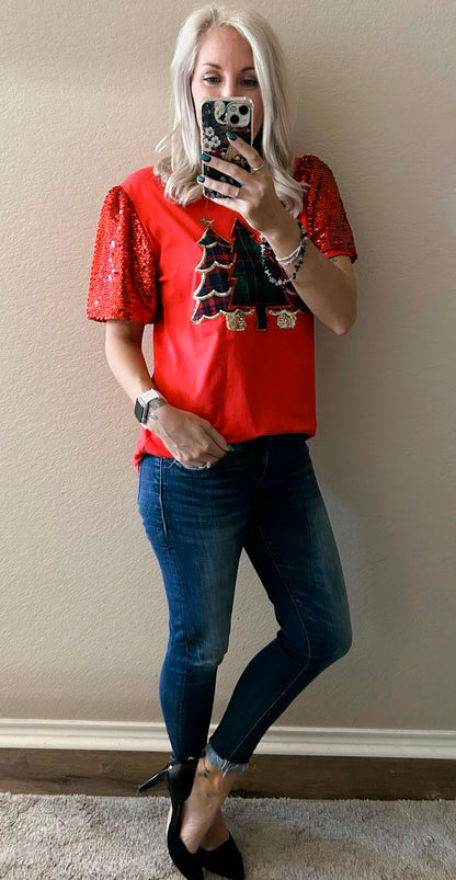 ✨ Holiday Waltz Sparkle Tee ✨