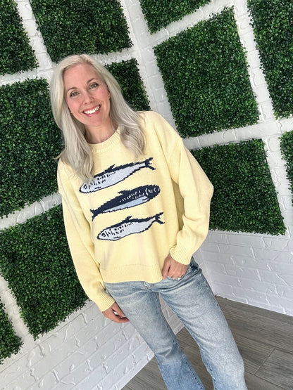 Golden Catch Sweater