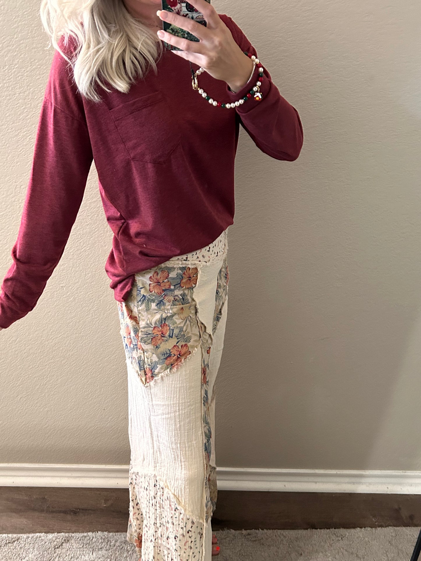 Coastal Bloom Boho Pant