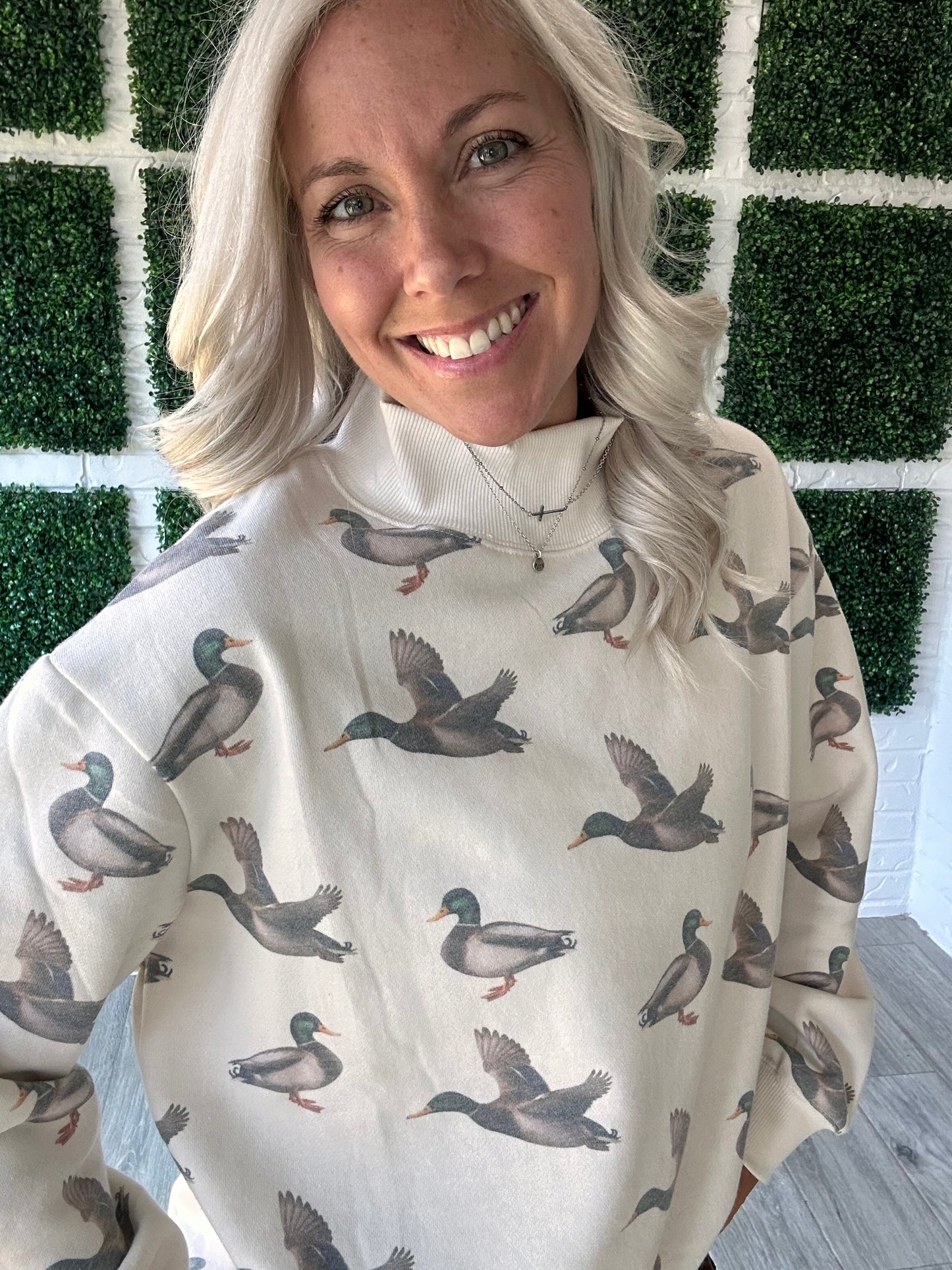 Flying Mallard Mockneck