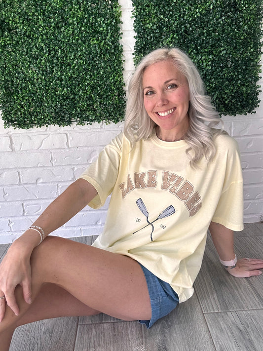 Lake Vibes Short Sleeve Graphic Tee