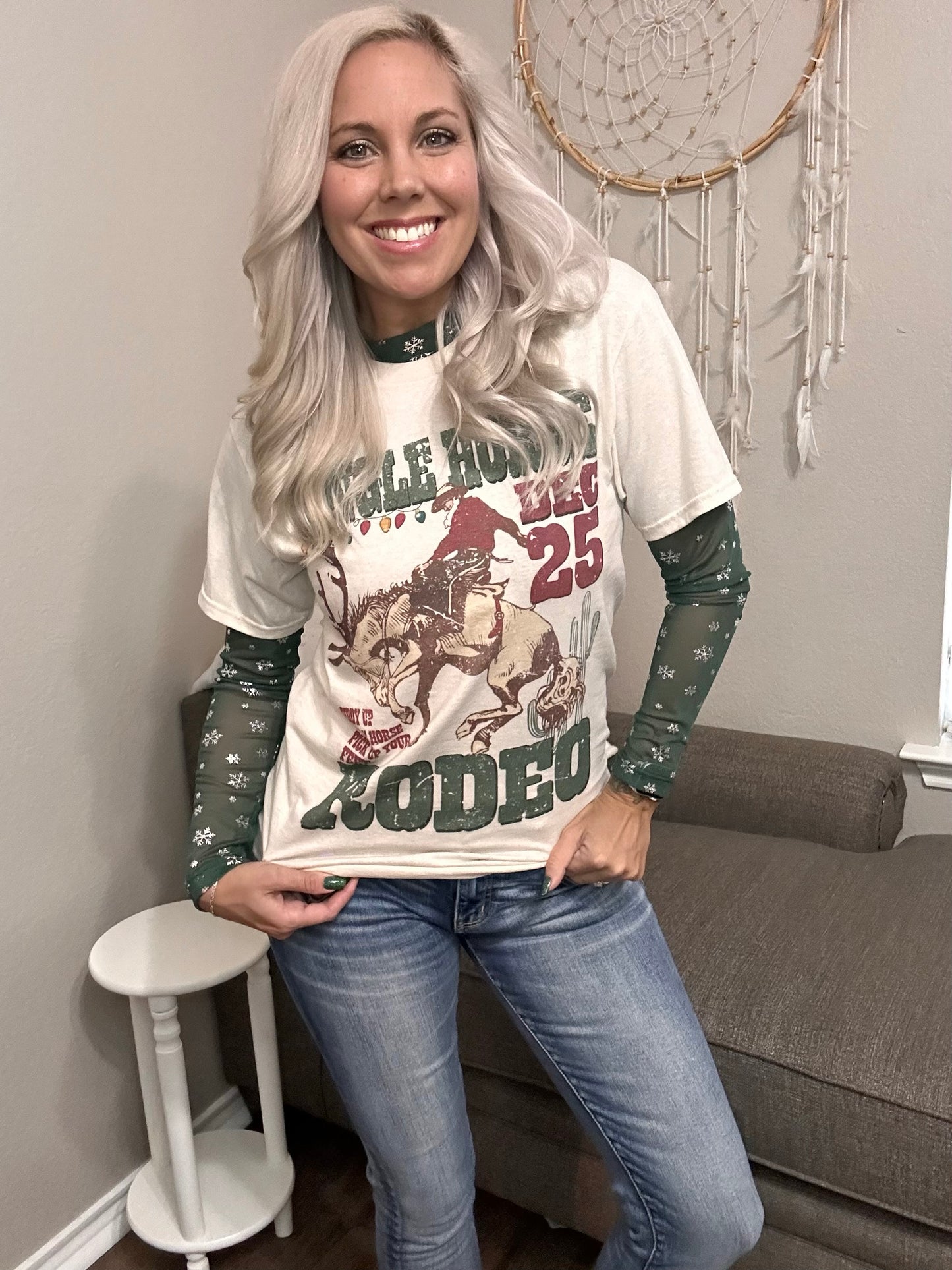 Rodeo Christmas Graphic Tee