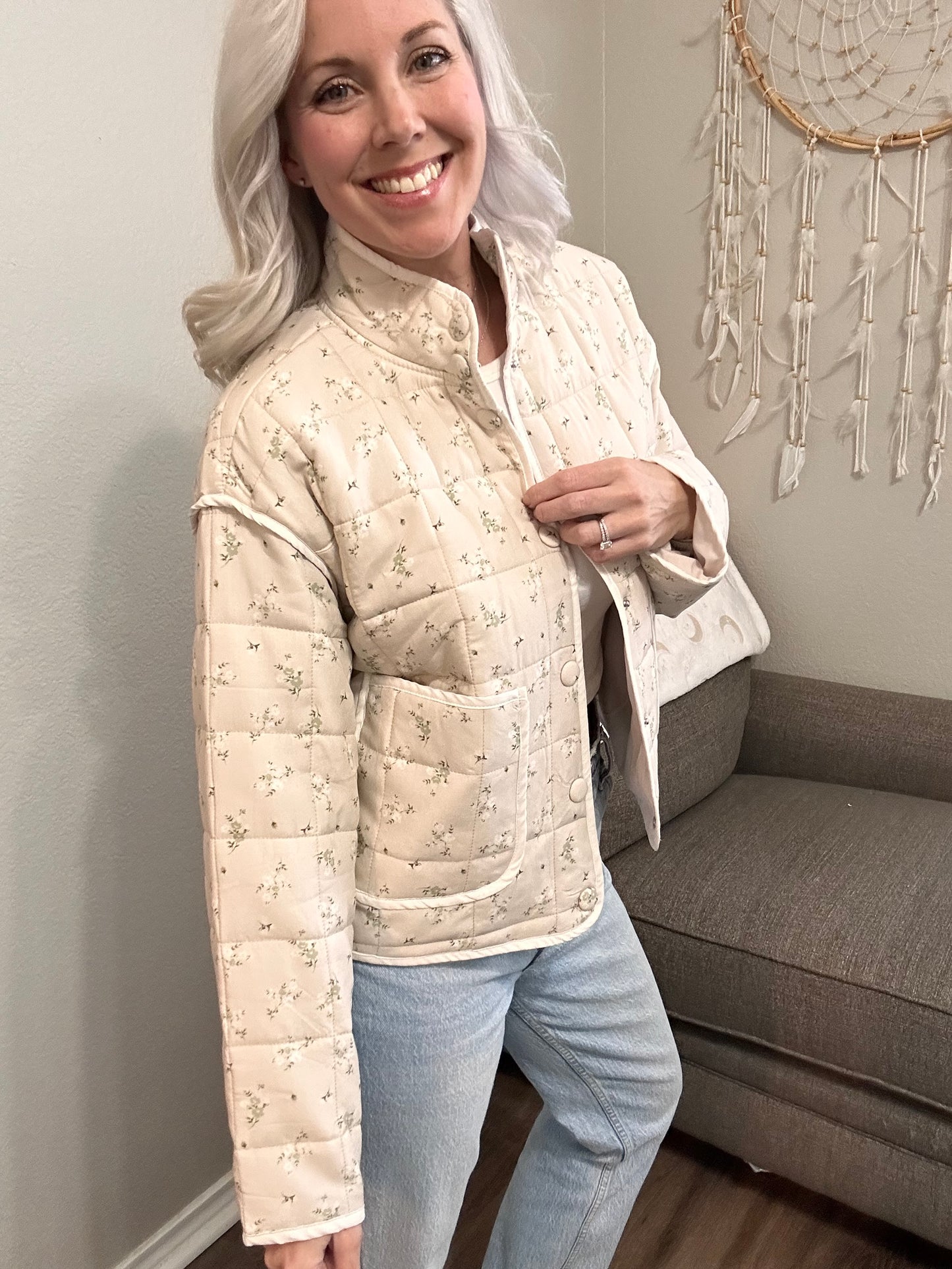 Blossom Patch Quilted Jacket