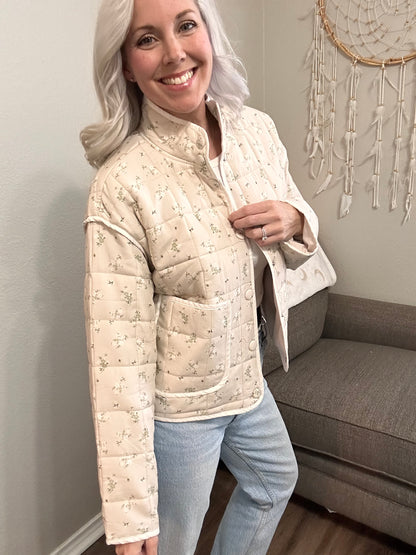 Blossom Patch Quilted Jacket
