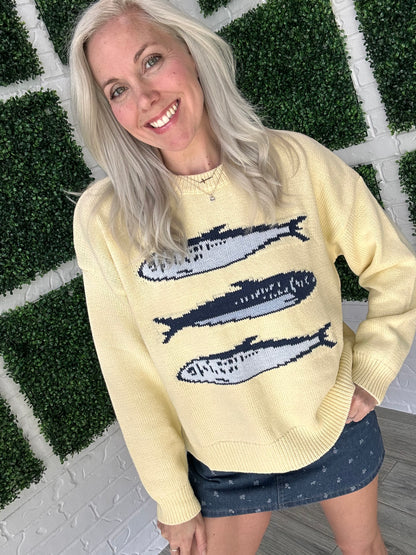 Golden Catch Sweater