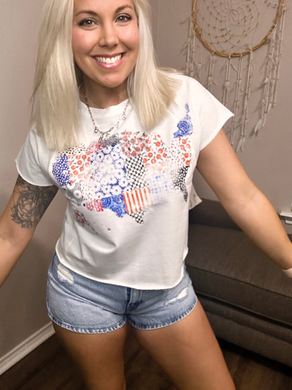 United States Edgy Tee