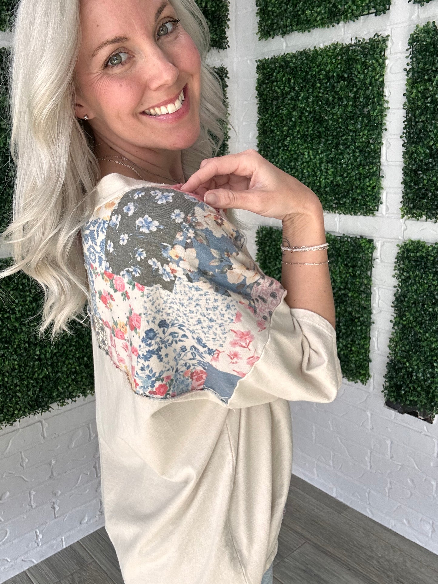 Cottage Patchwork Pullover