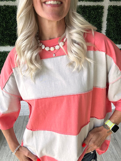 Bright Side Stripe Tee