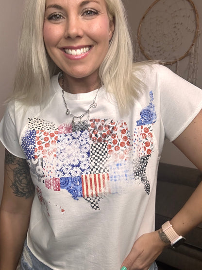 United States Edgy Tee