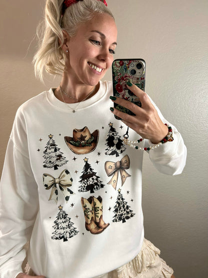 Cowtown Christmas Pullover