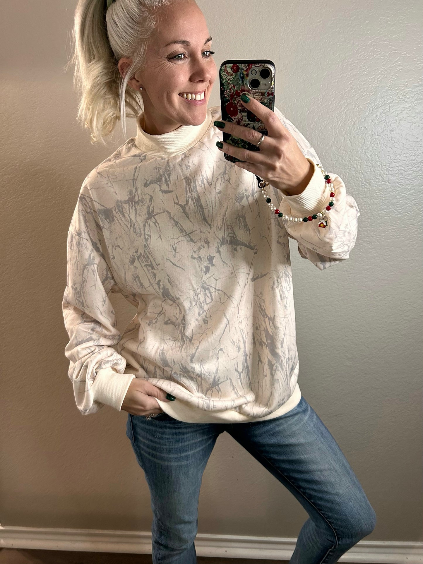 Mossy Oak Mock Neck