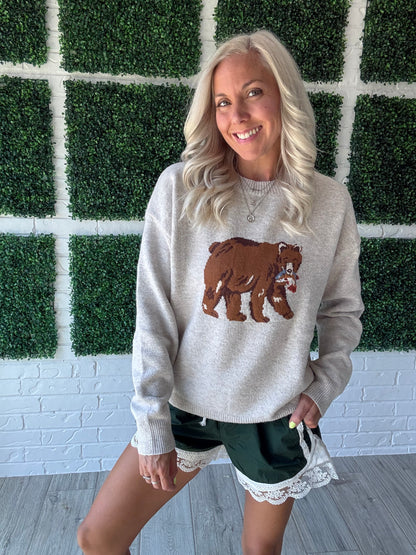 Bear Gone Fishin’ Sweater