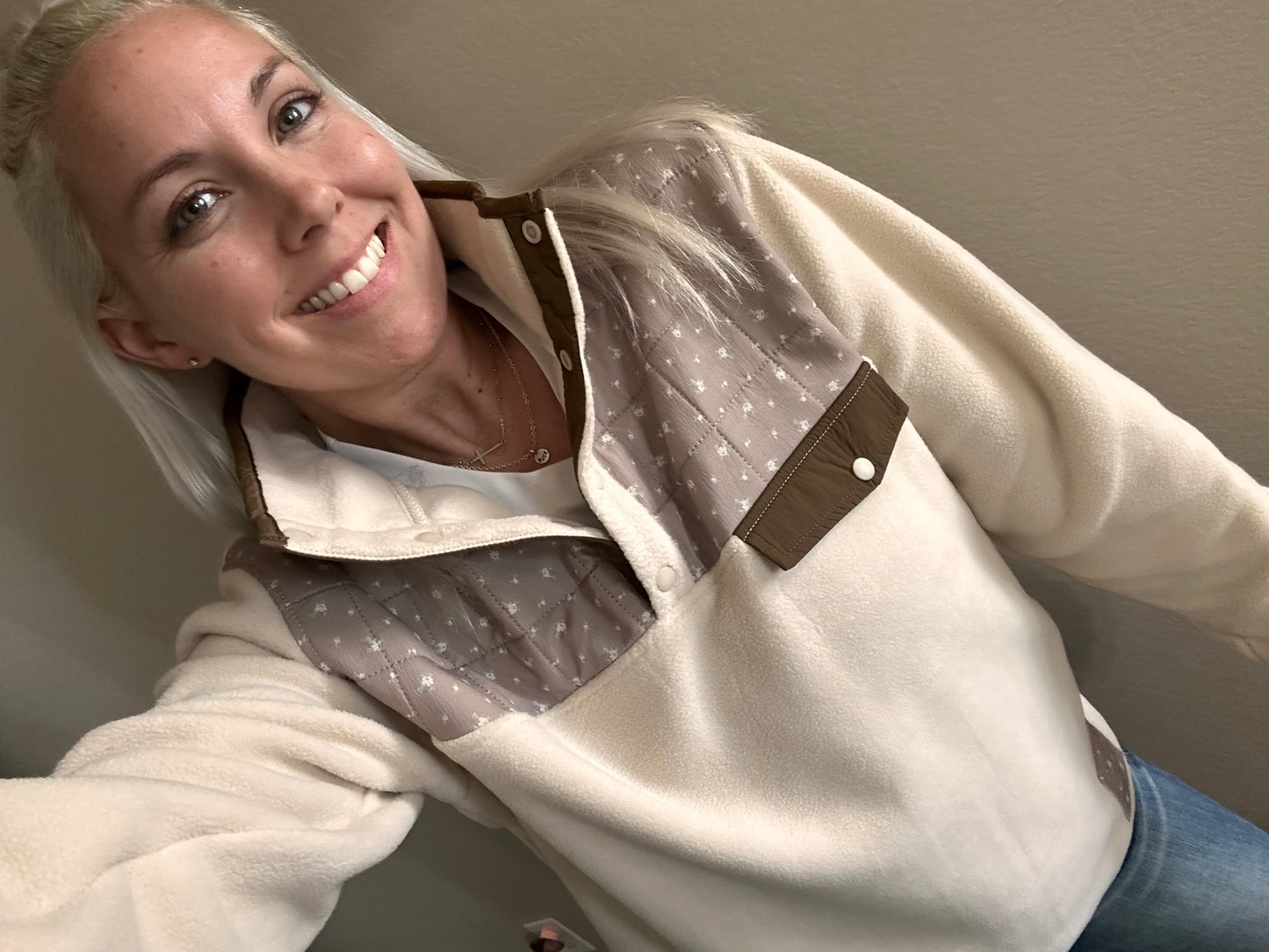 Cinnamon Petals Henley
