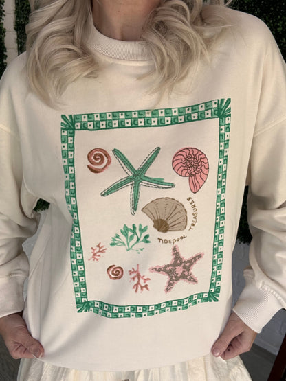 Tidepool Treasures Pullover
