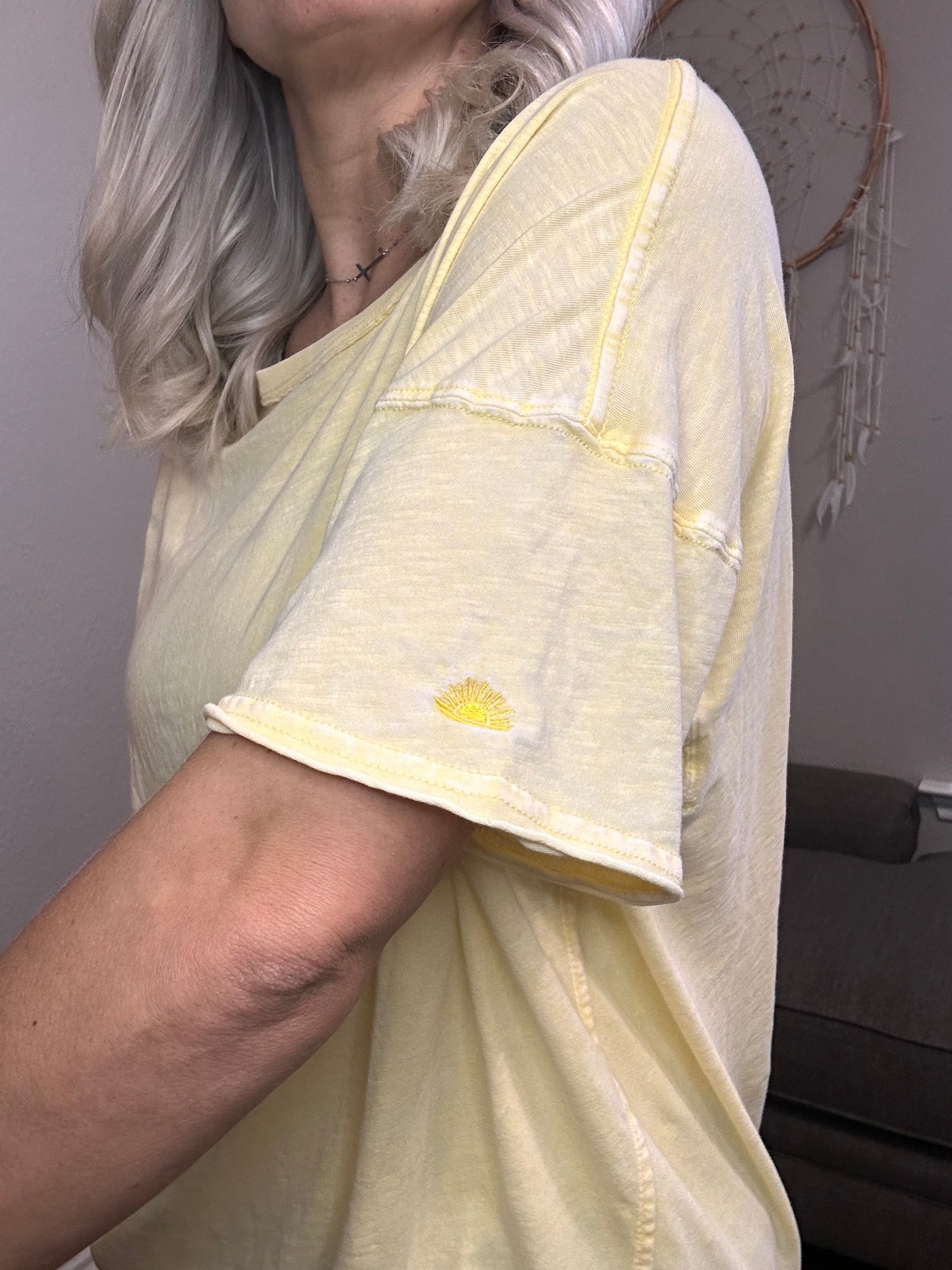 Made for Sunny Days- Mineral Wash Tee