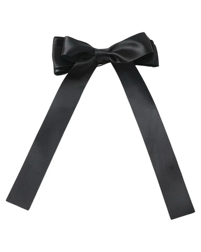 Small Ribbon Bow Barette