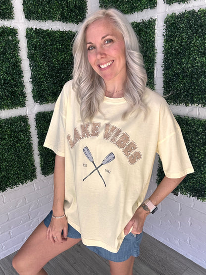 Lake Vibes Short Sleeve Graphic Tee
