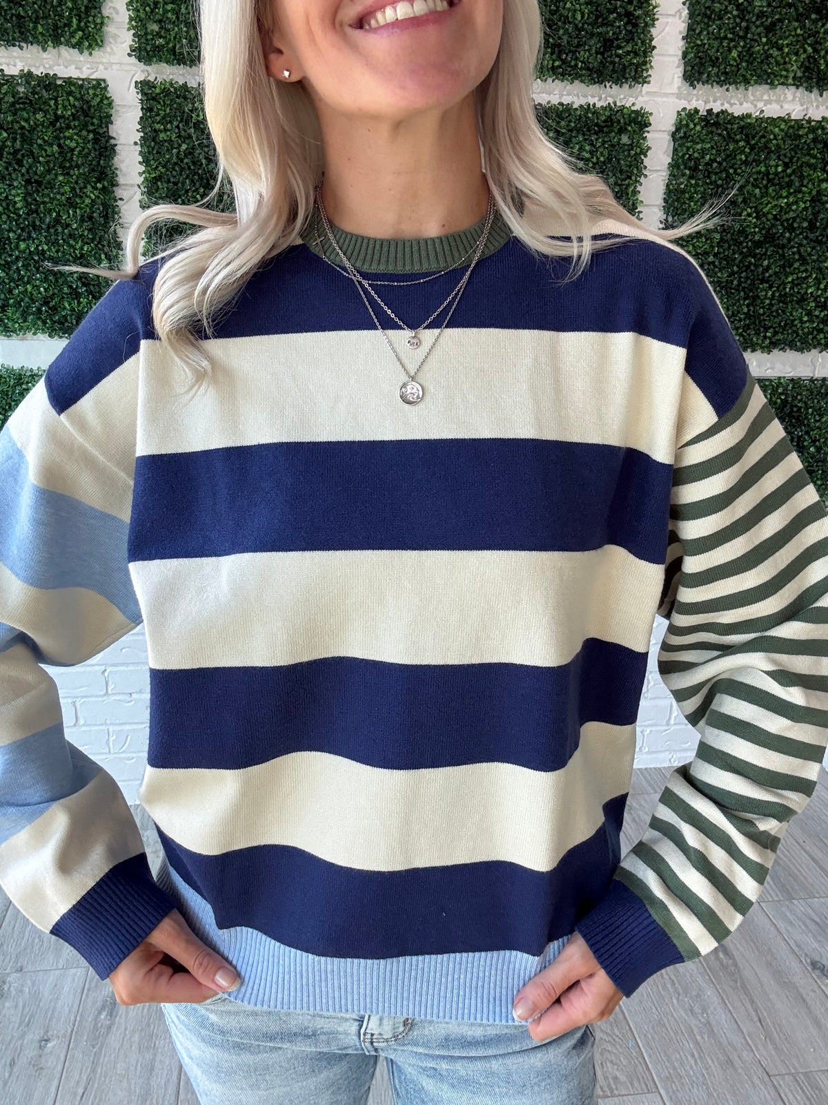 Trista Striped Sweater