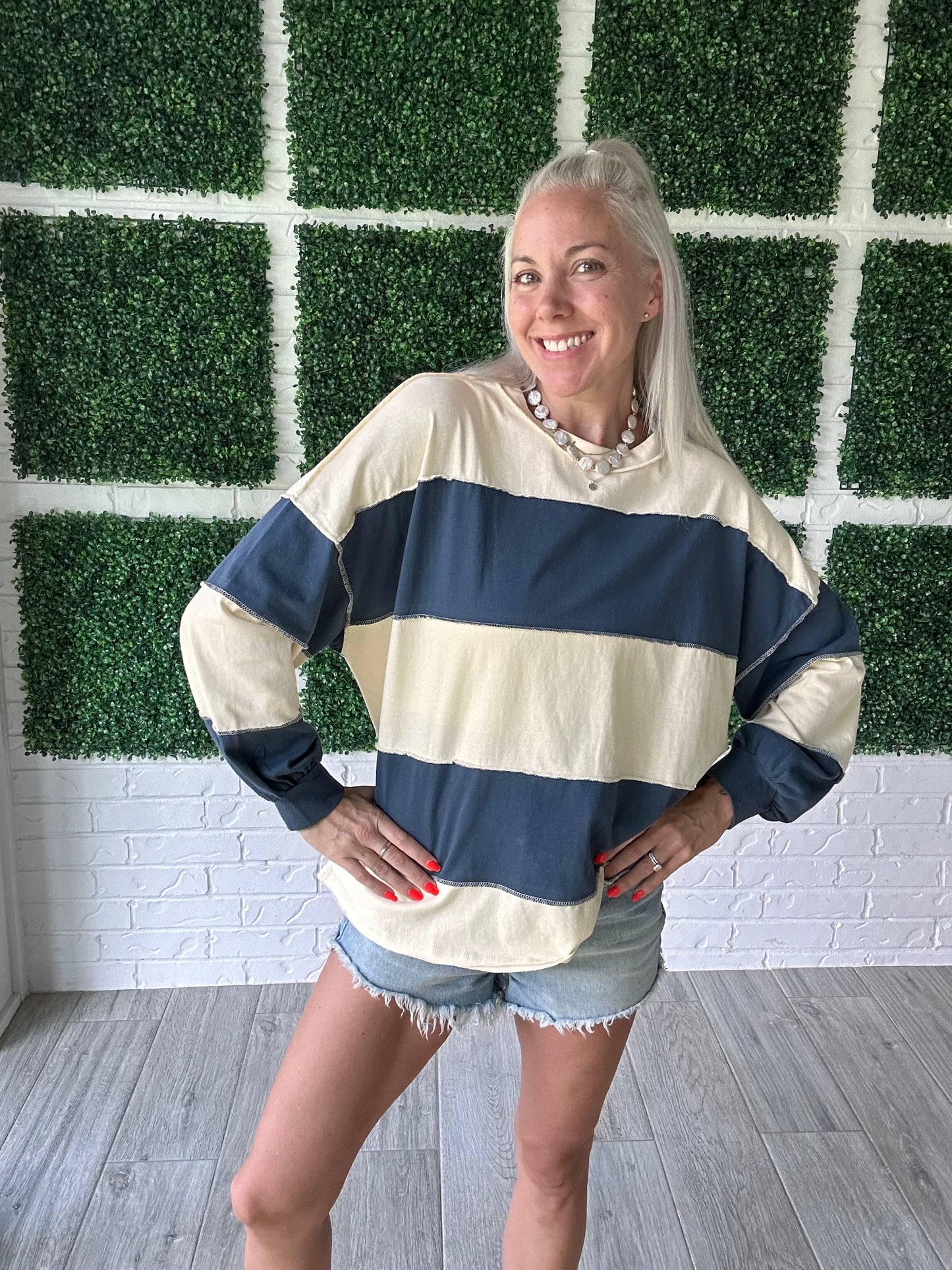 Bright Side Stripe Long Sleeve