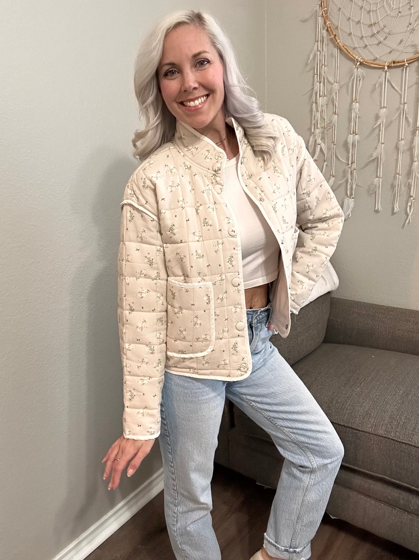 Blossom Patch Quilted Jacket