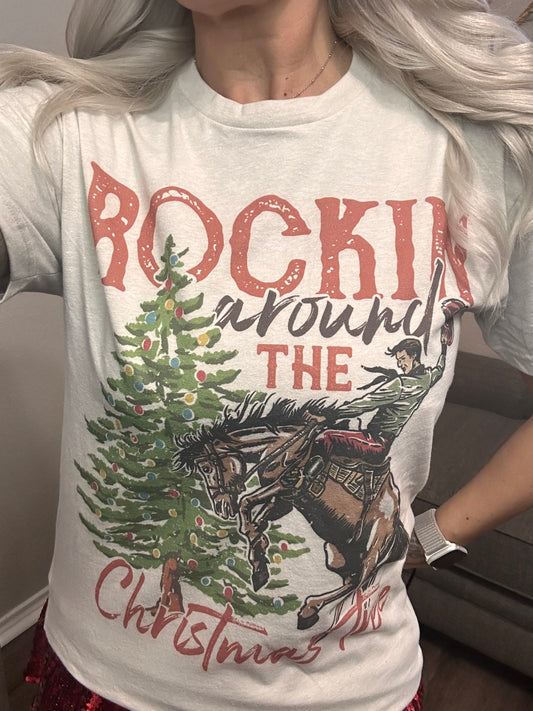 Rockin Around Christmas Graphic Tee