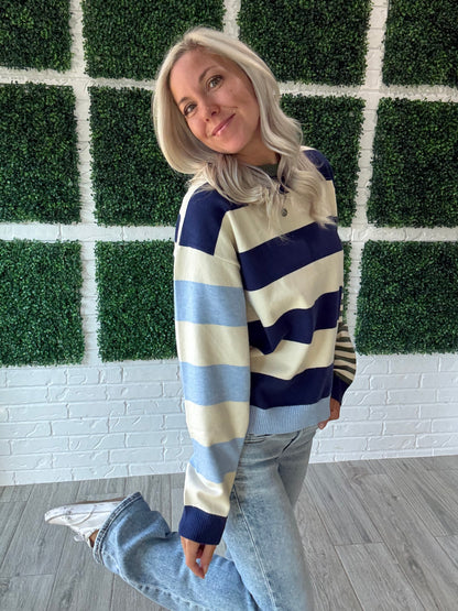 Trista Striped Sweater