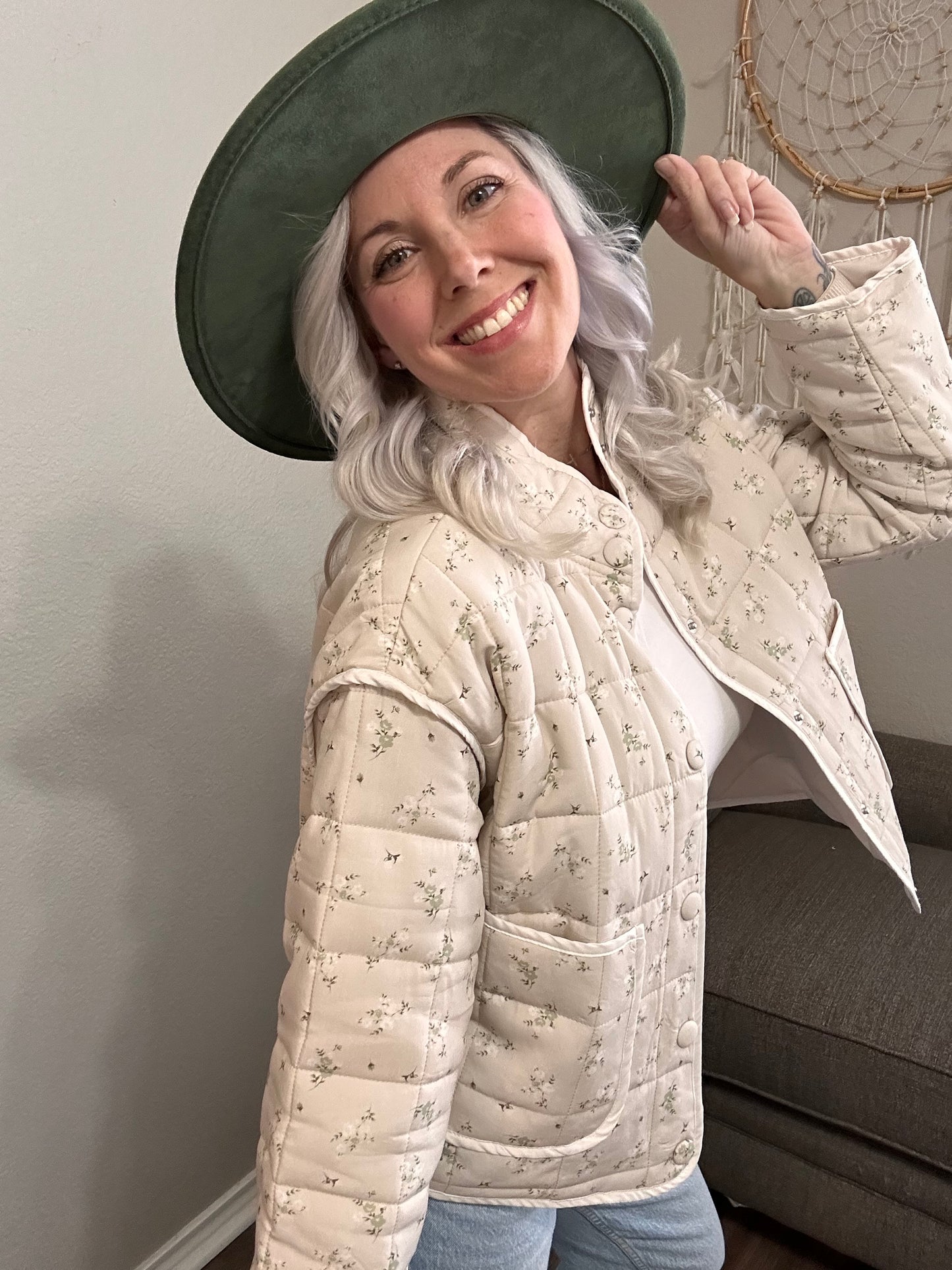 Blossom Patch Quilted Jacket