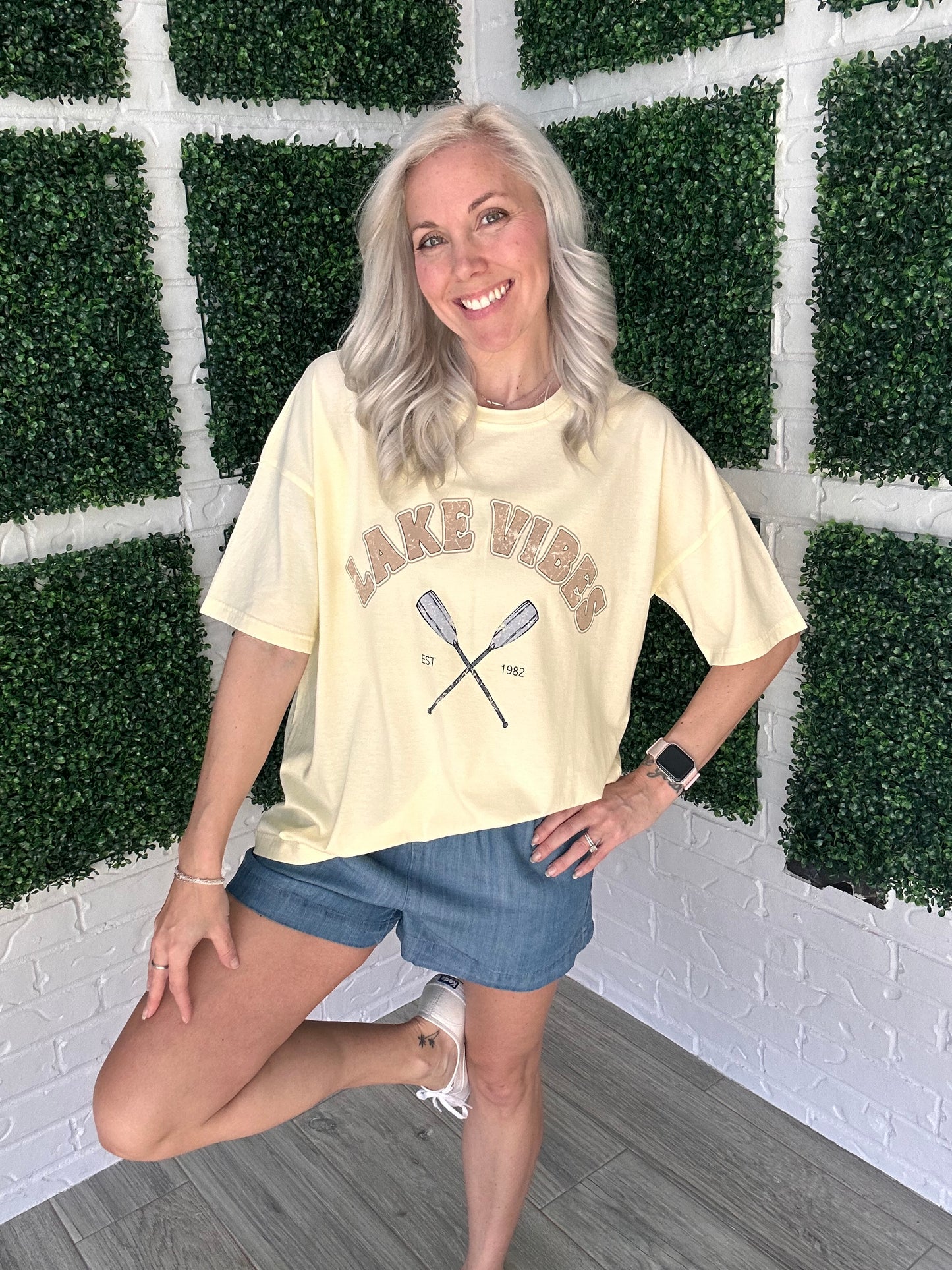 Lake Vibes Short Sleeve Graphic Tee