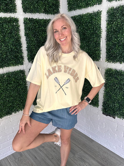 Lake Vibes Short Sleeve Graphic Tee