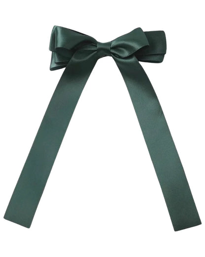 Small Ribbon Bow Barette