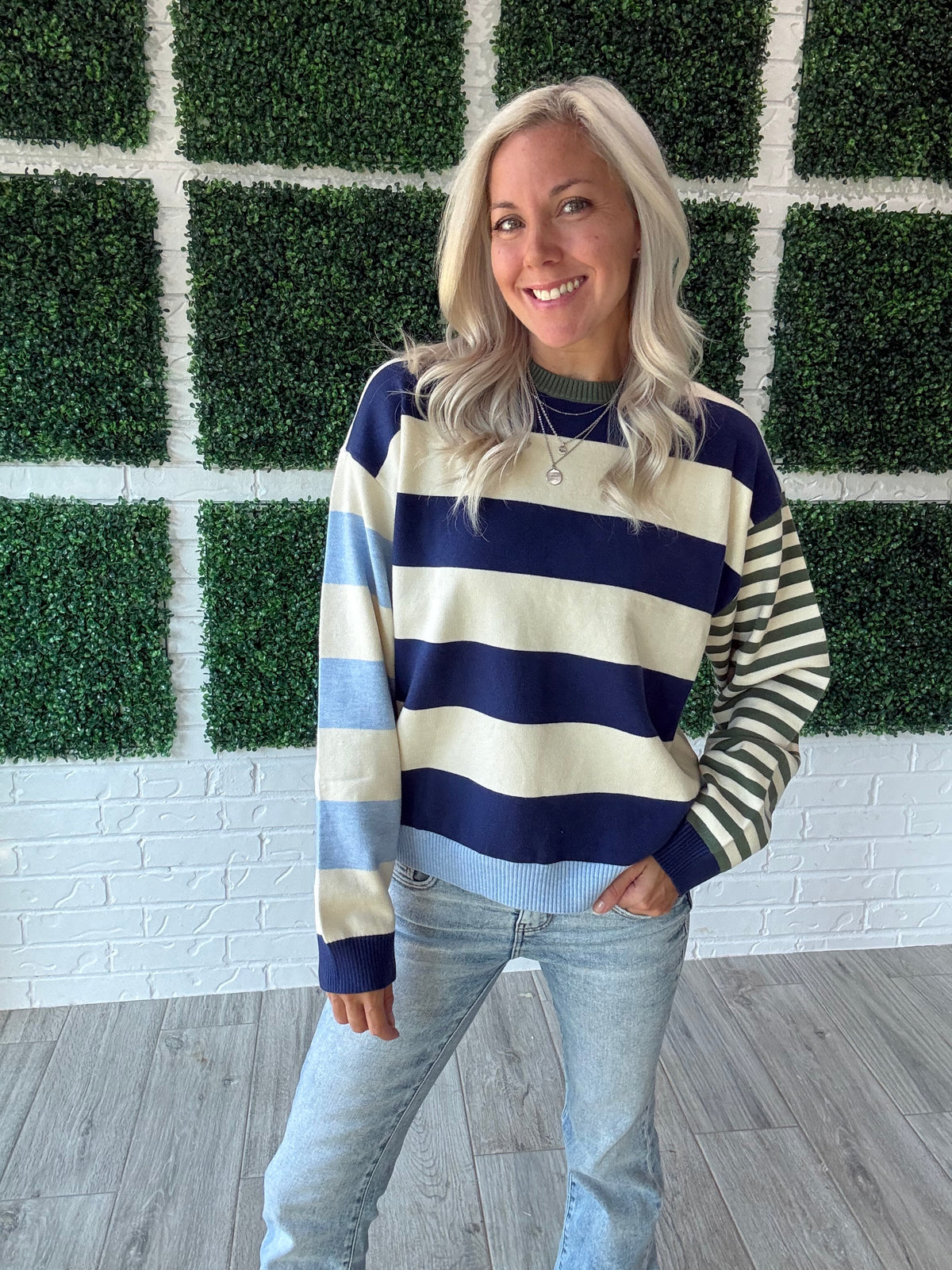 Trista Striped Sweater