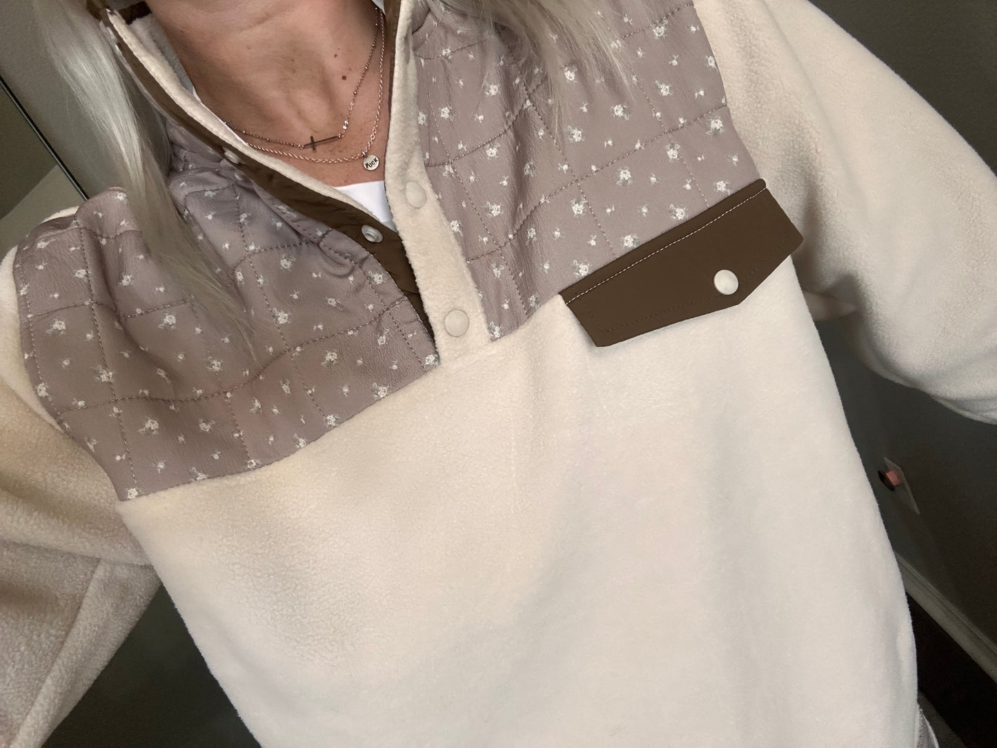 Cinnamon Petals Henley
