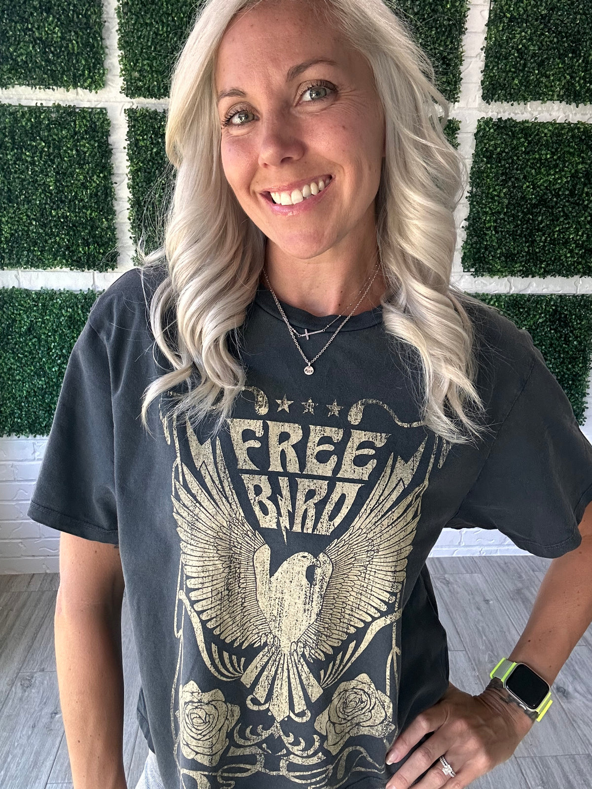 Free Bird Cropped Tee