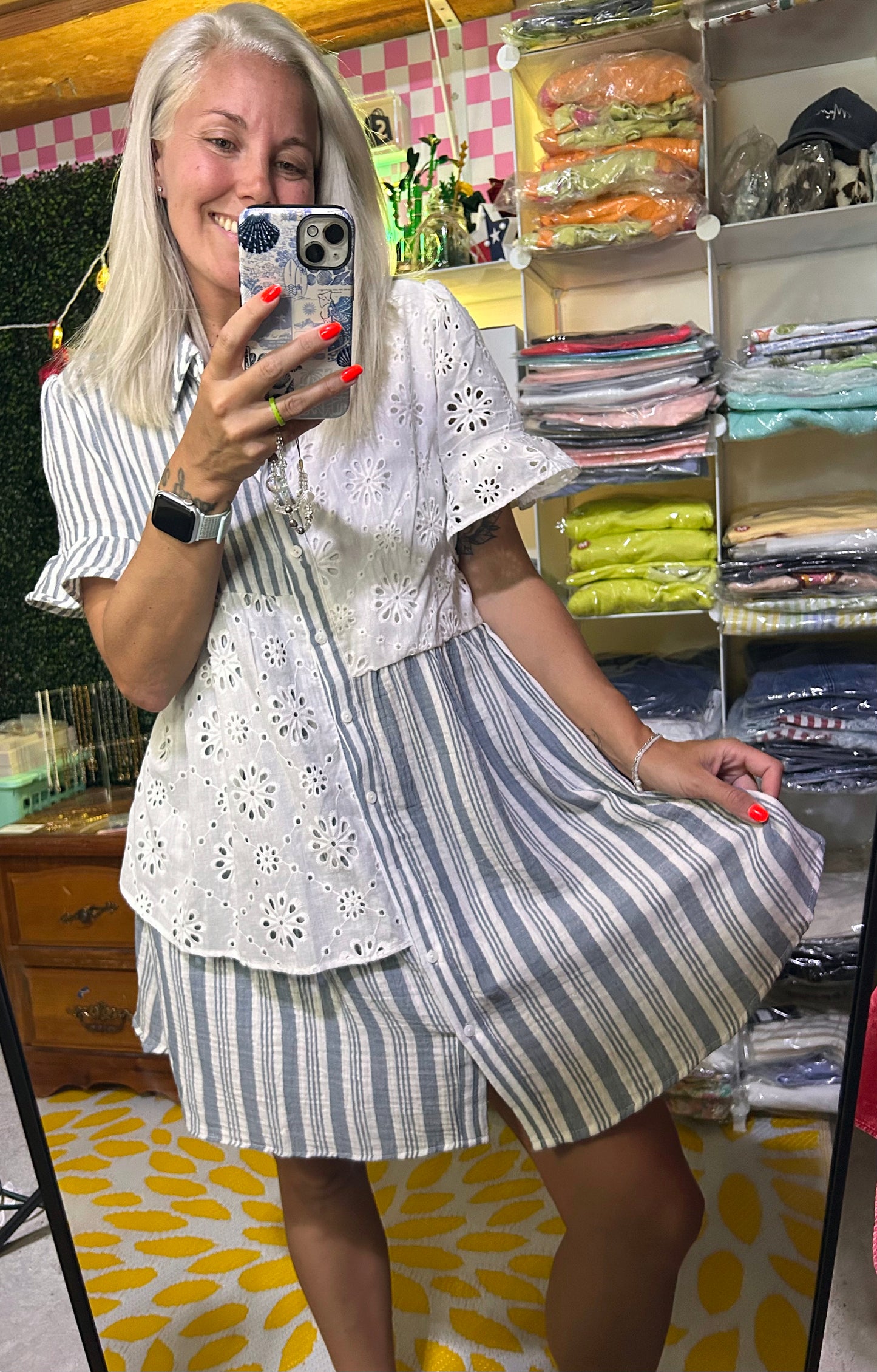 Sweetwater Eyelet Dress