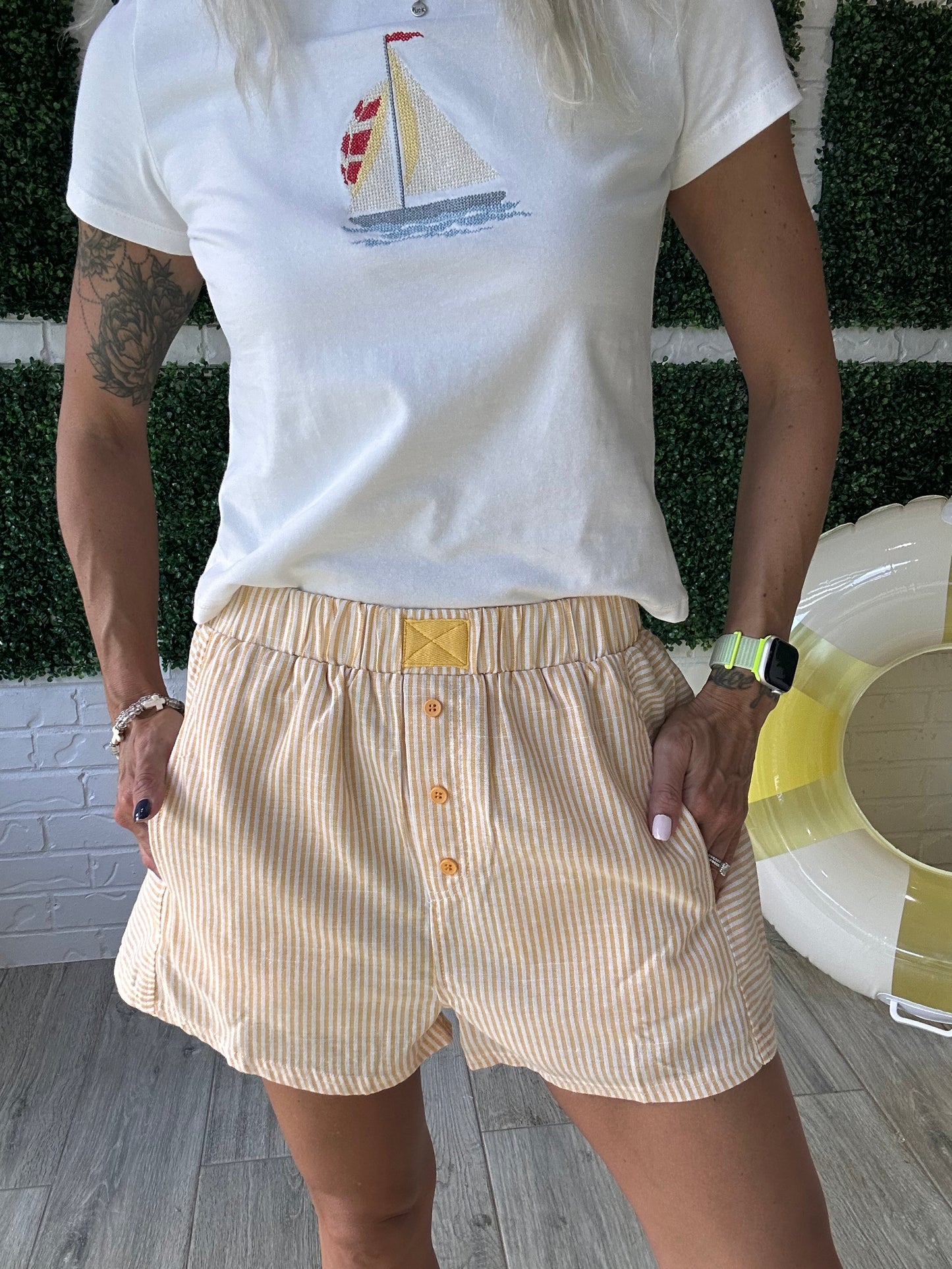 Sandbar Striped Shorts