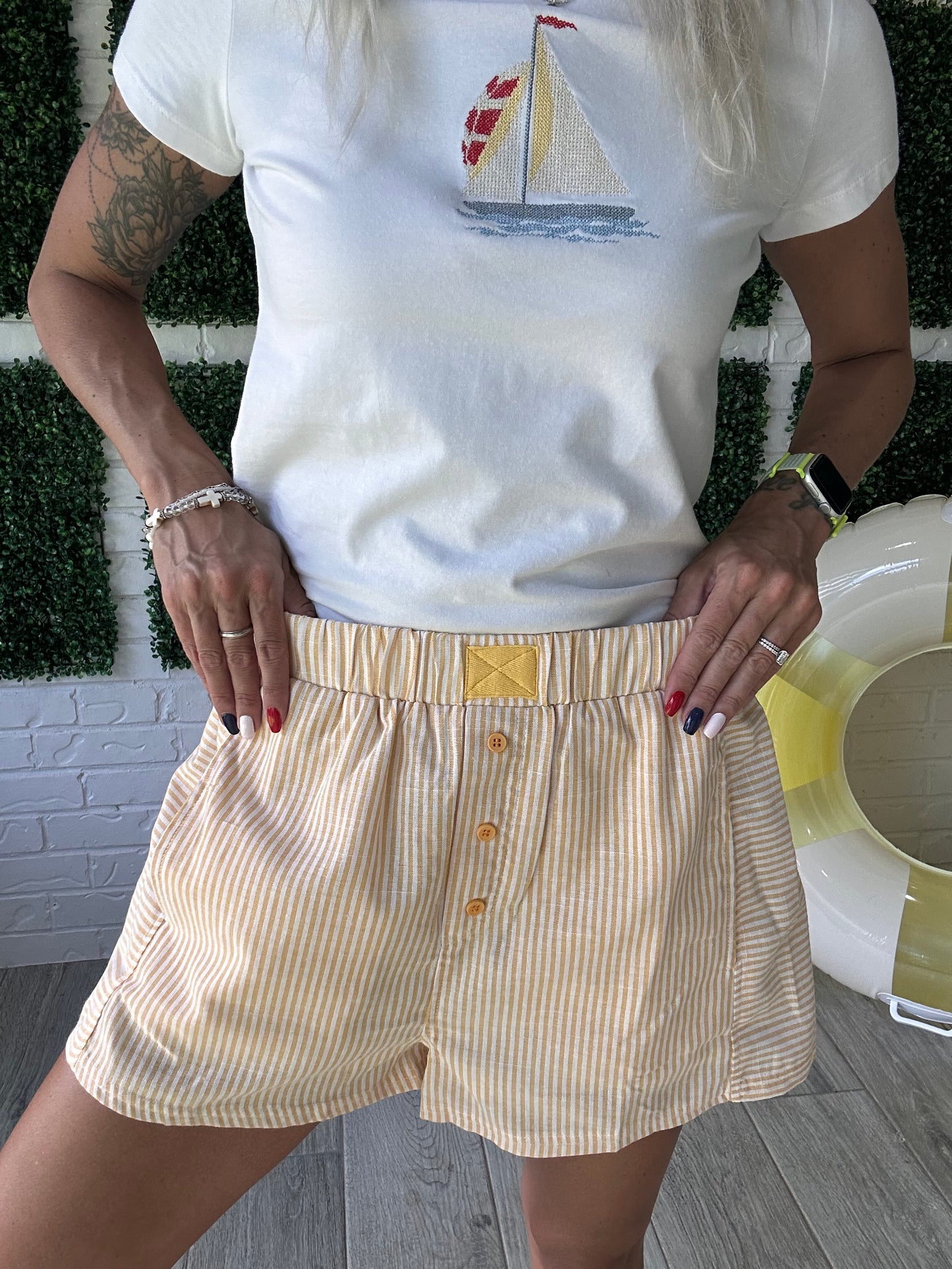 Sandbar Striped Shorts
