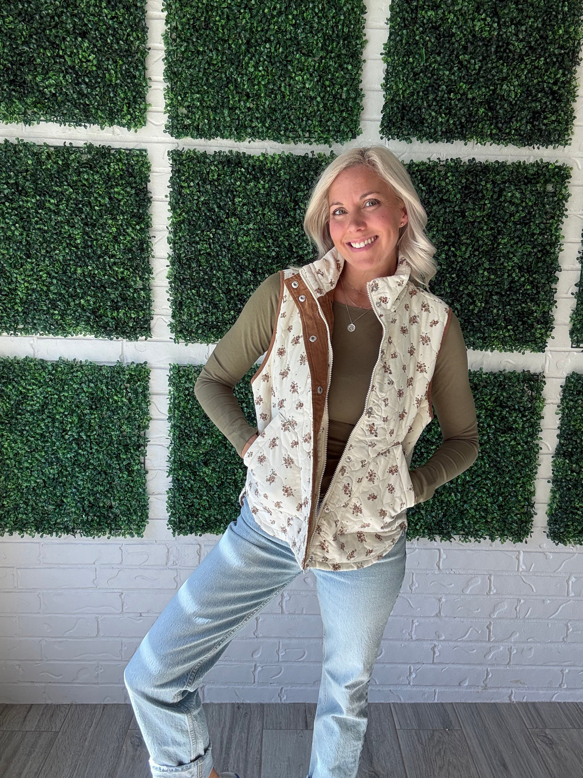 Falling Petals Vest