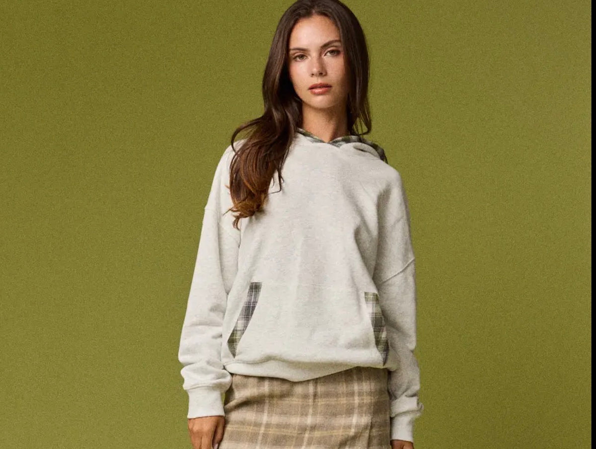 Autumn Plaid Hoodie