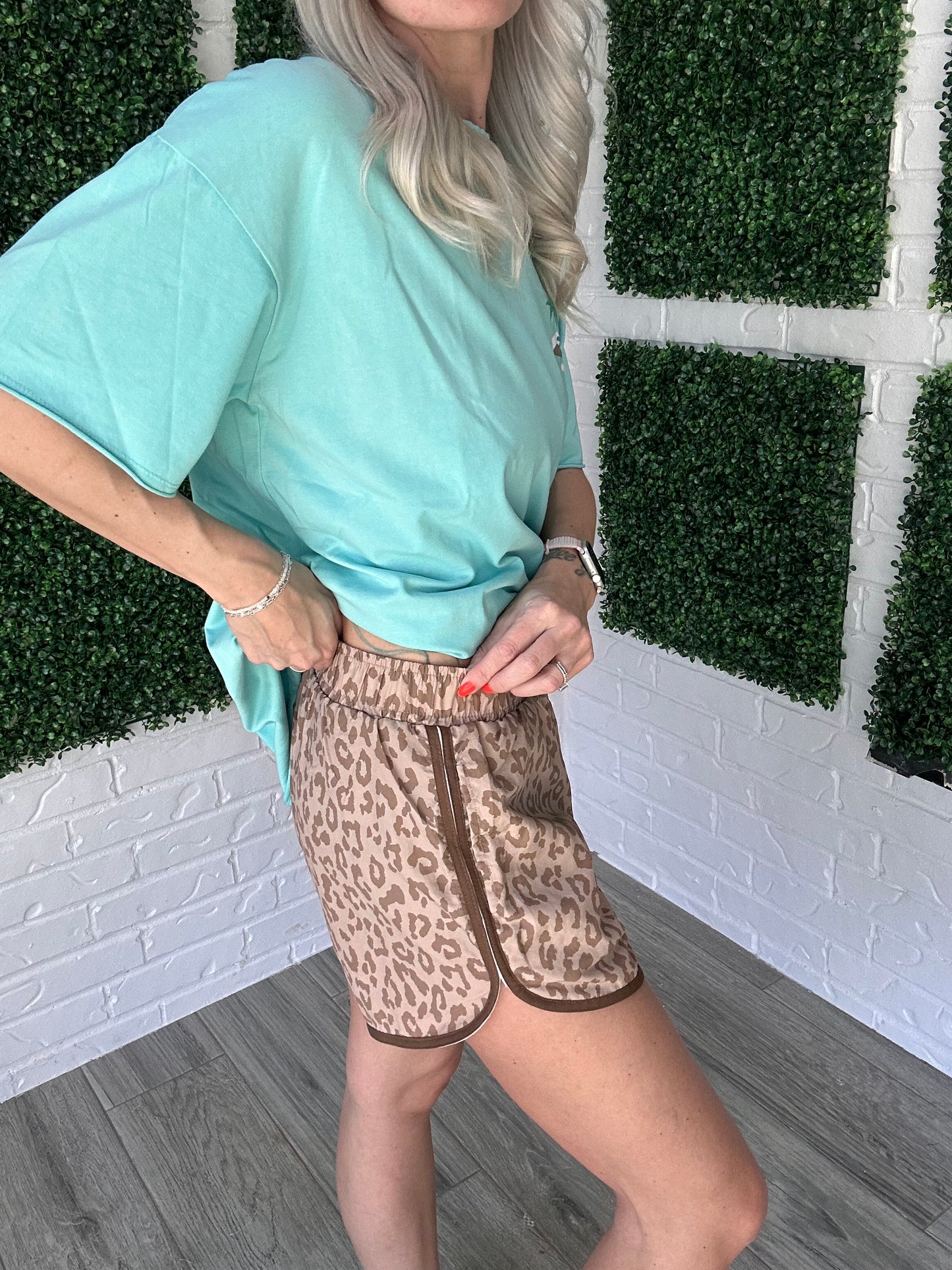 Leopard Print Go-Getter Short