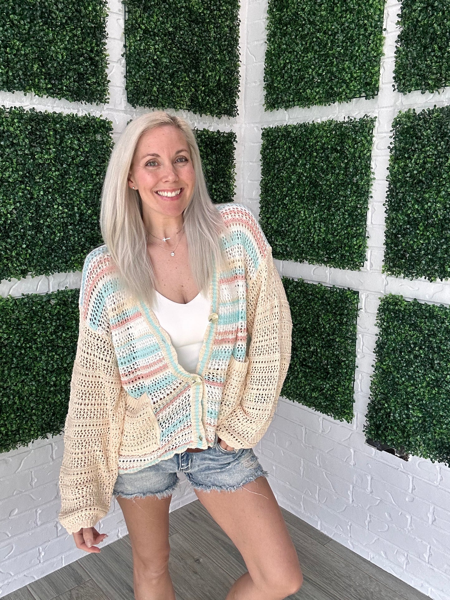 Coastal Cotton Candy Cardigan