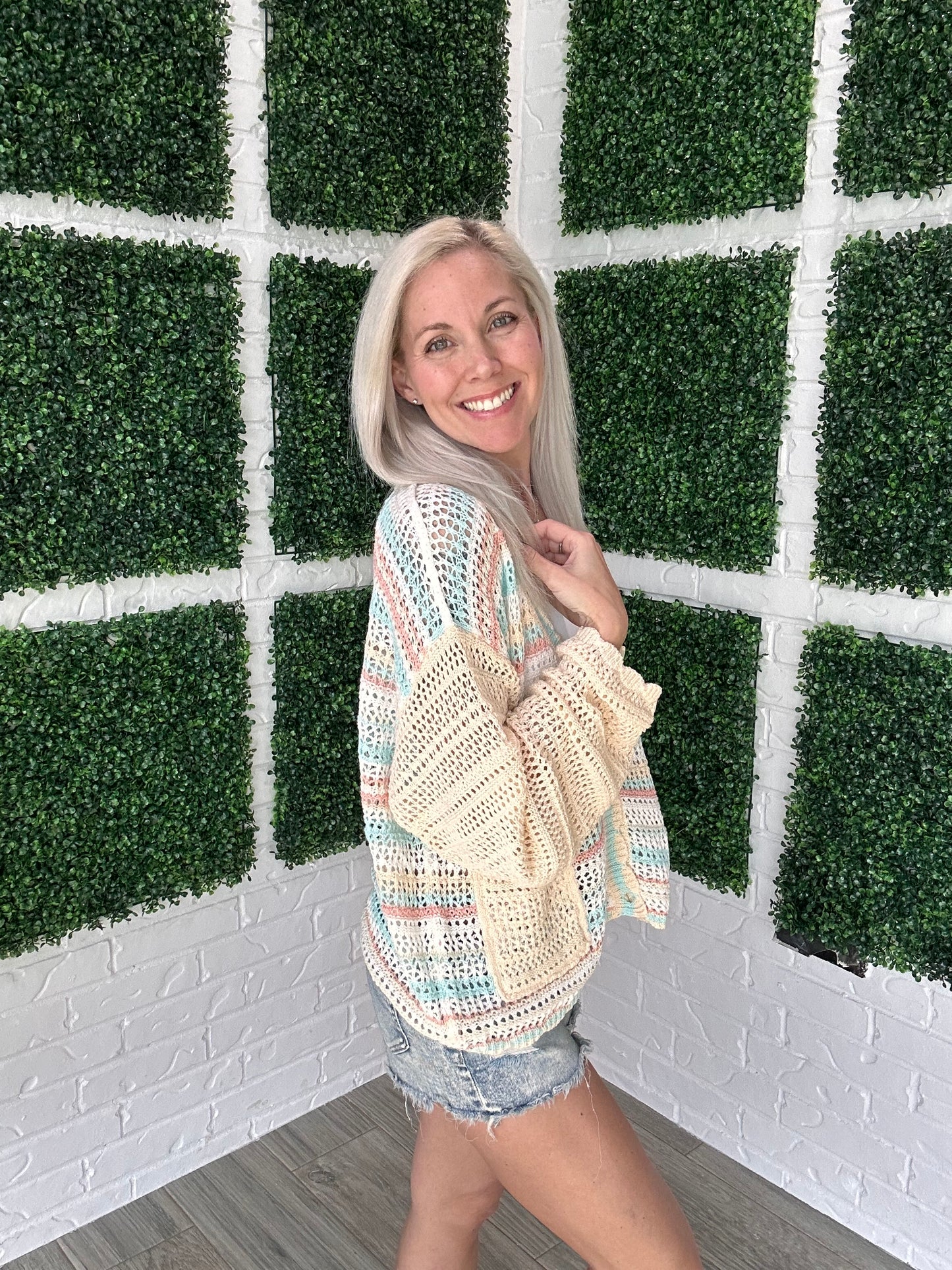 Coastal Cotton Candy Cardigan