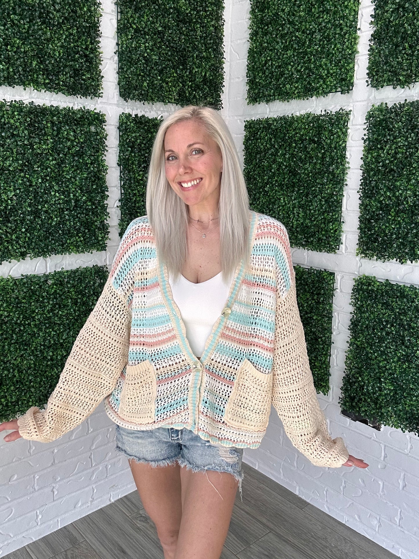 Coastal Cotton Candy Cardigan