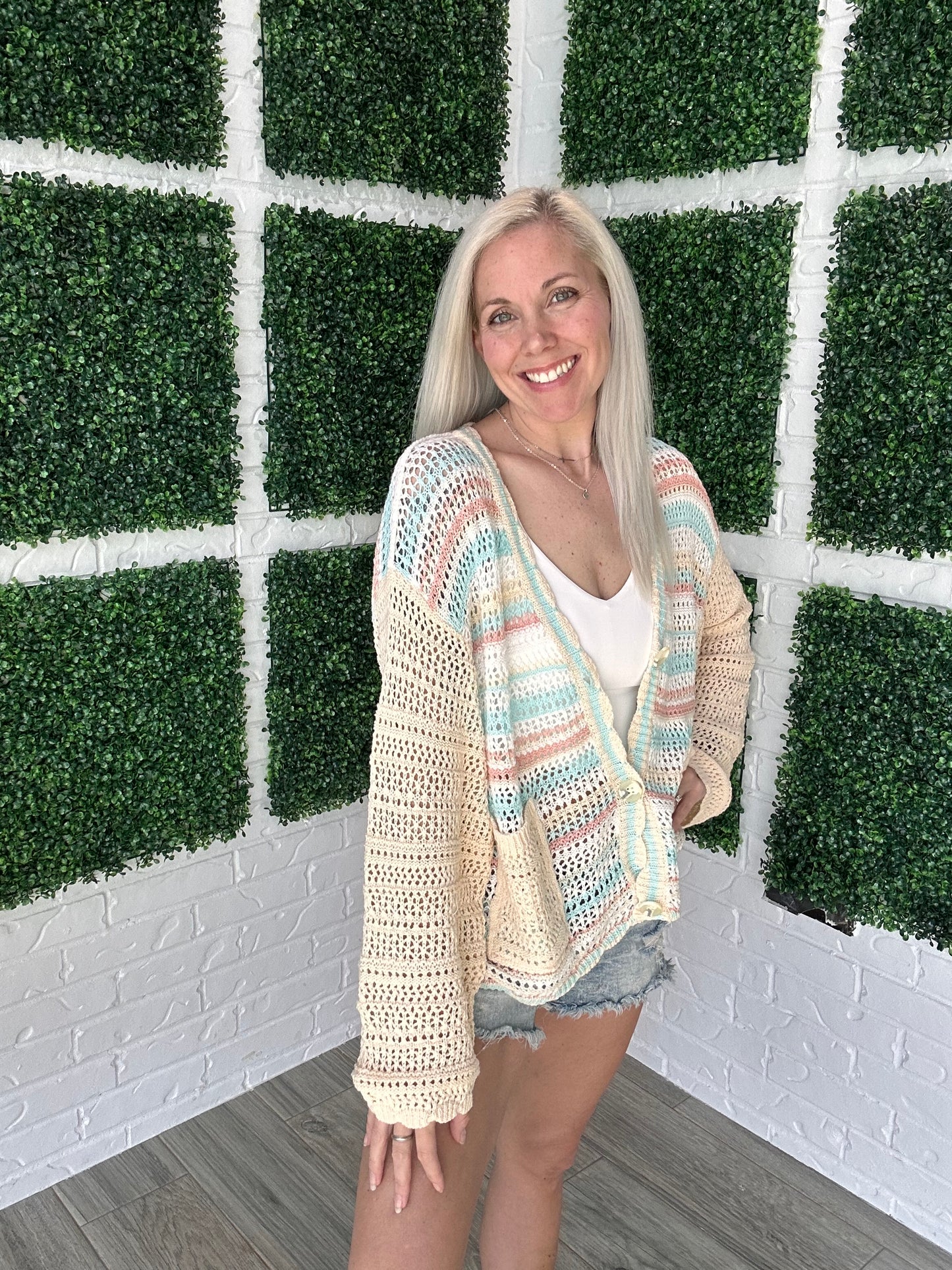 Coastal Cotton Candy Cardigan