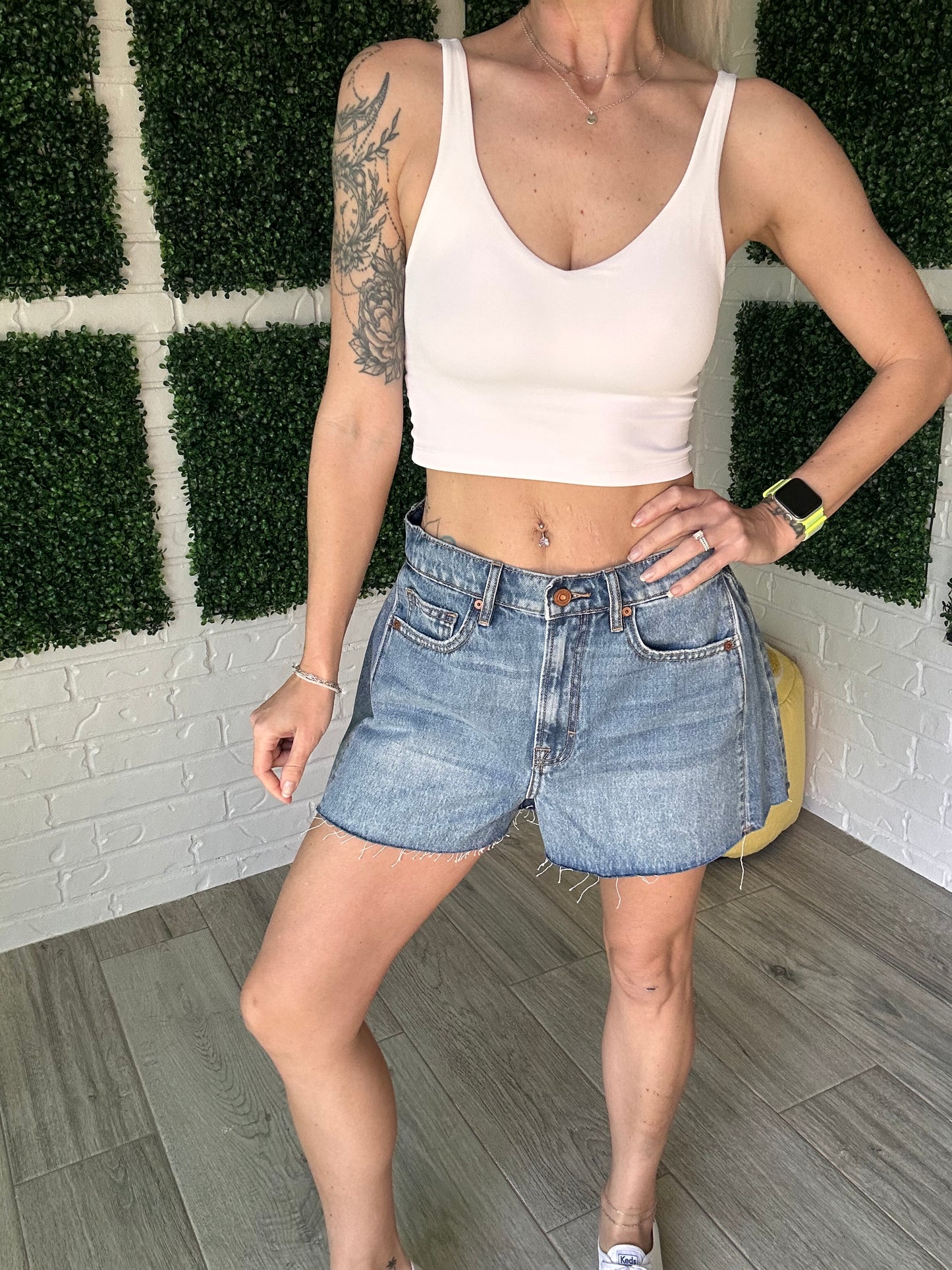 Beachside Blues Denim Shorts